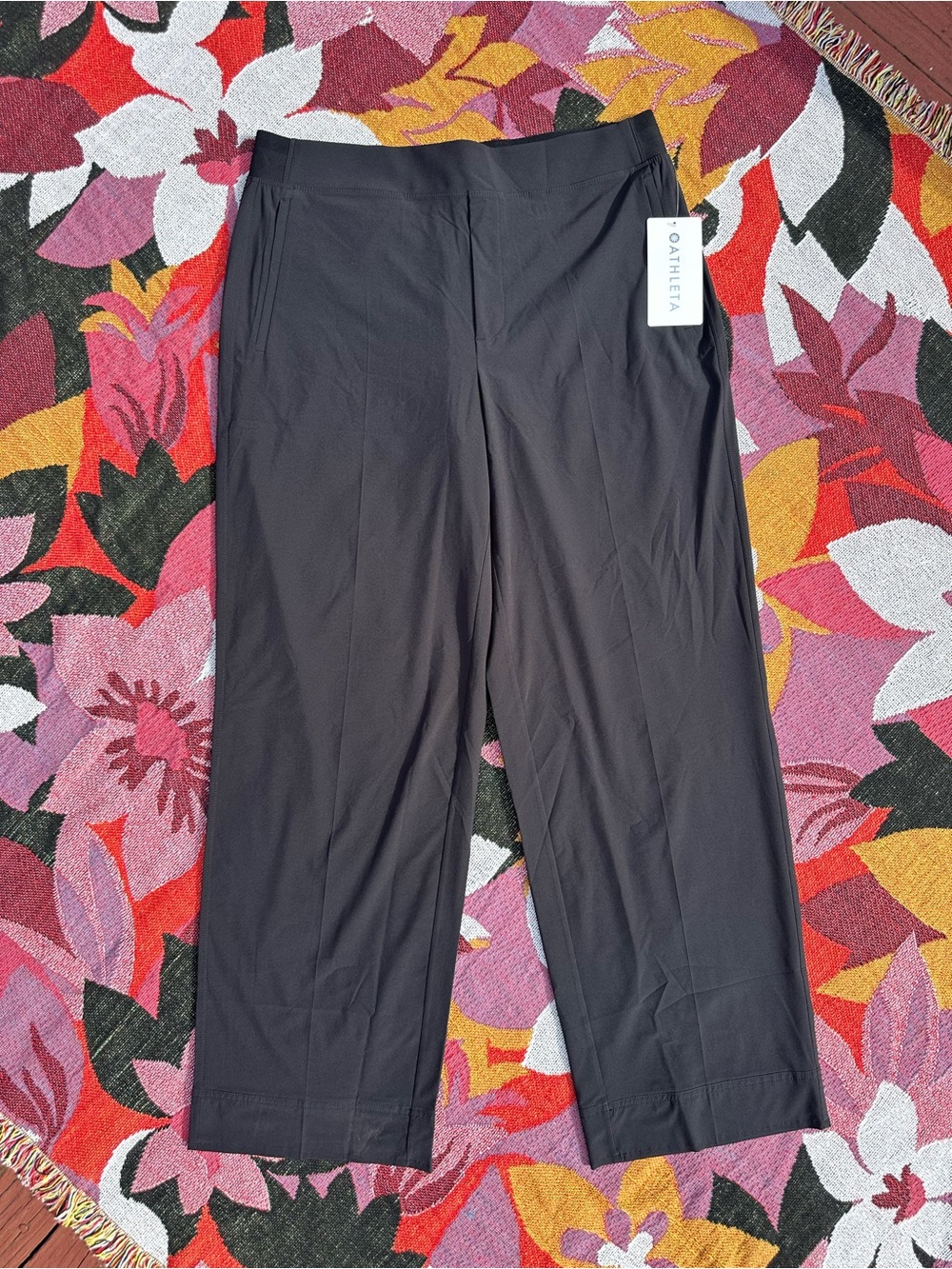 NWT! Athleta Brooklyn Heights New Wide Leg Pant Black